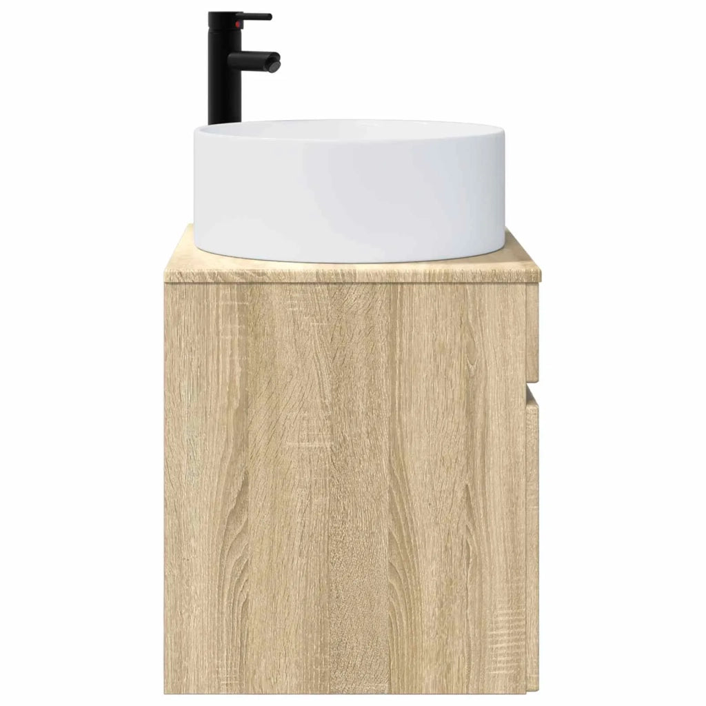 Mobile lavabo da parete Rovere Sonoma 49 x 44,5 x 65,5 cm