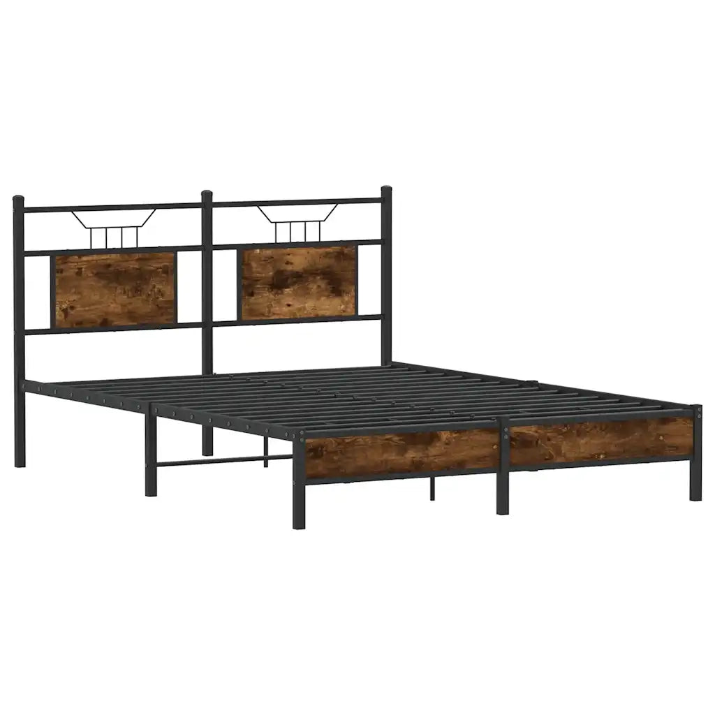 Giroletto senza Materasso Rovere Fumo 137x190 cm in Truciolato 4106889