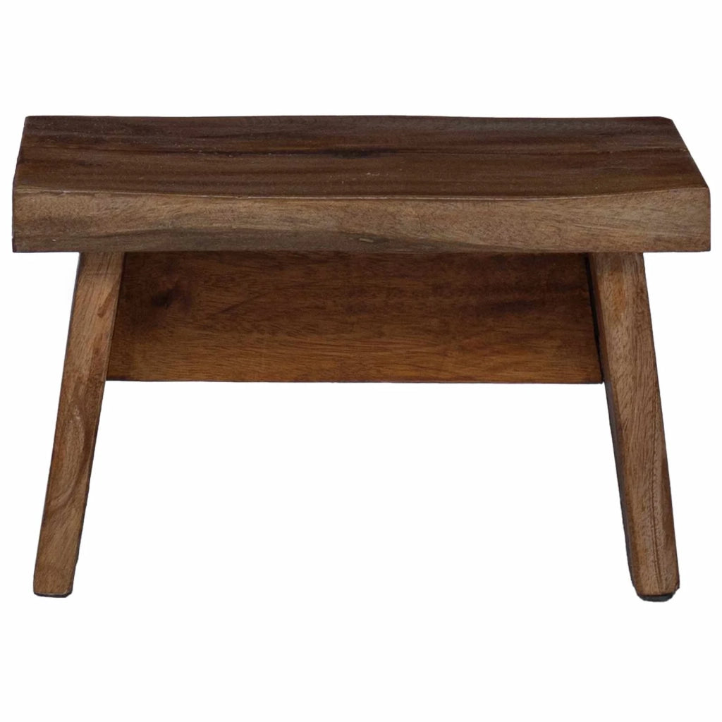 Pouf Naturale 29 x 20 x 17 cm Legno di Mogano 42012396