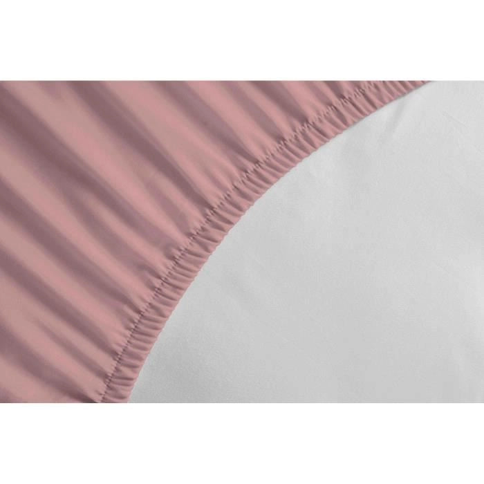 Lenzuolo con angoli - LOVELY HOME - LH71625 - 140x190+35 cm - Rosa
