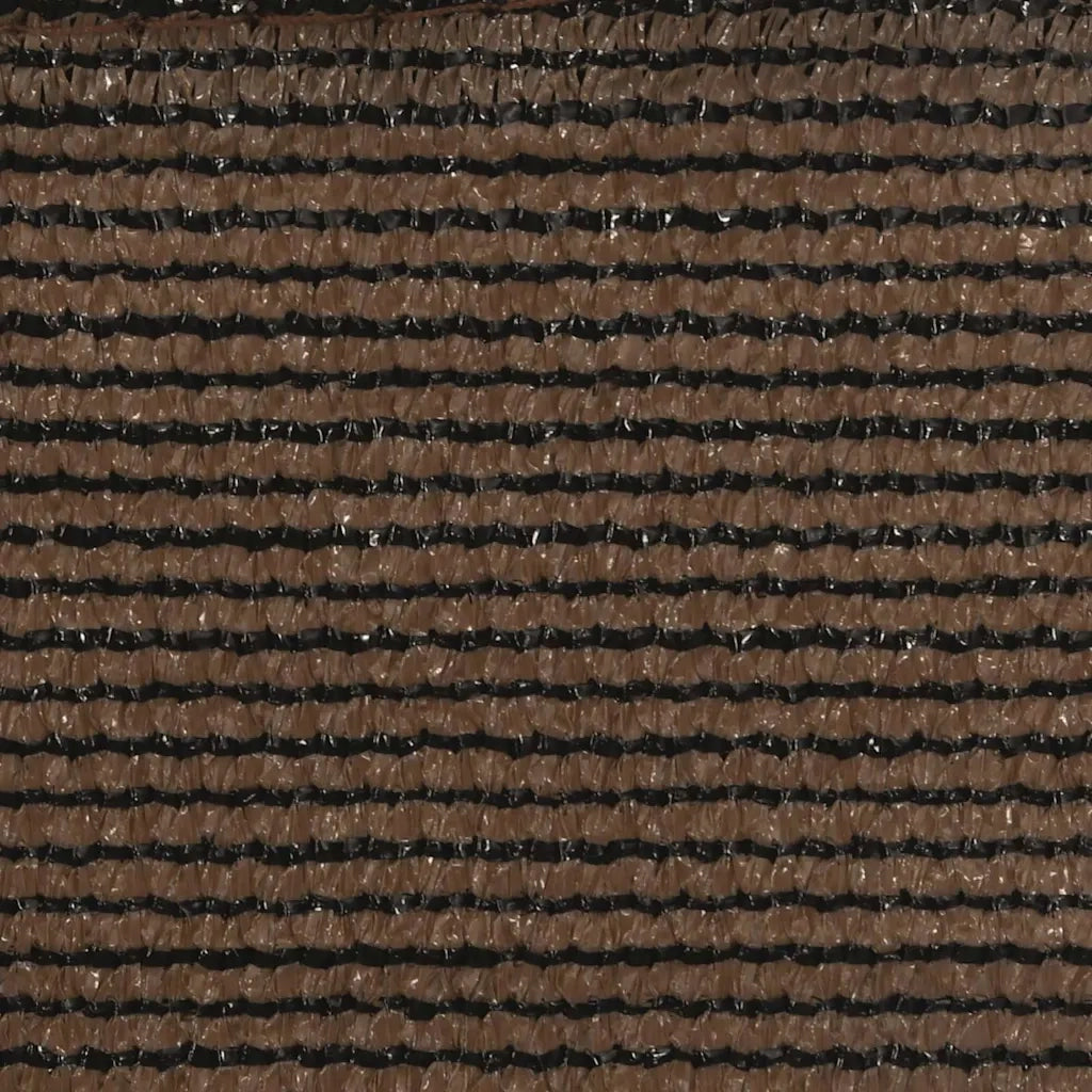 Vela Parasole-Telo Ombra-Vela Ombreggiante 160 g/m2 Marrone 4x4x4 m in HDPE