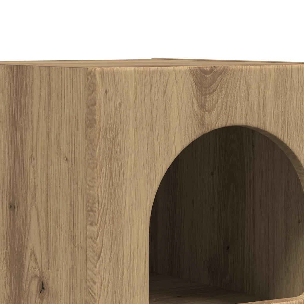 Comodino ELST Rovere artigianale 29,5 x 33,5 x 50 cm 891242