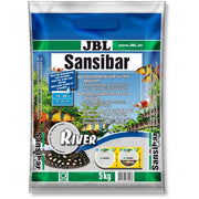 JBL Sansibar River - sabbia bianca a grana grossa per acquari da 12 a 25 litri granulometria 0,4-1,4mm Formato: 5 Kg