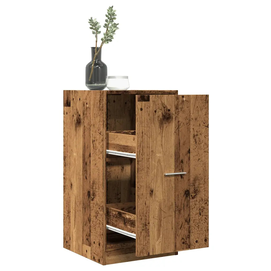 Armadietto da Farmacia Legno Vecchio 40x41x77,5cm in Truciolato 855194