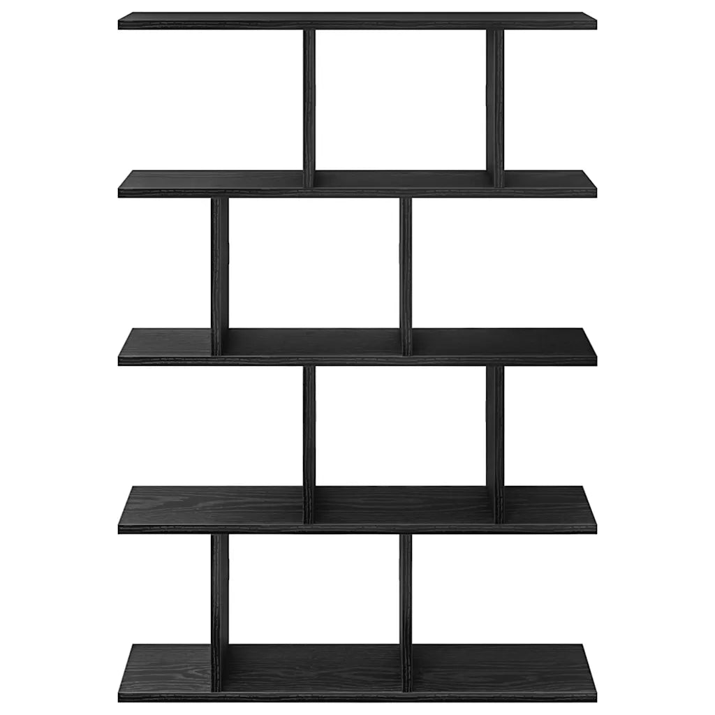 Mensola a Cubo da Parete 12 Scomparti Nero in Truciolato 860014