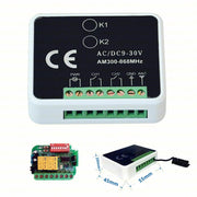 RICEVITORE RADIO RICEVENTE 2 CANALI 433MHZ SI ADATTA A APRIMATIC TR2 TR4 TM4 TR