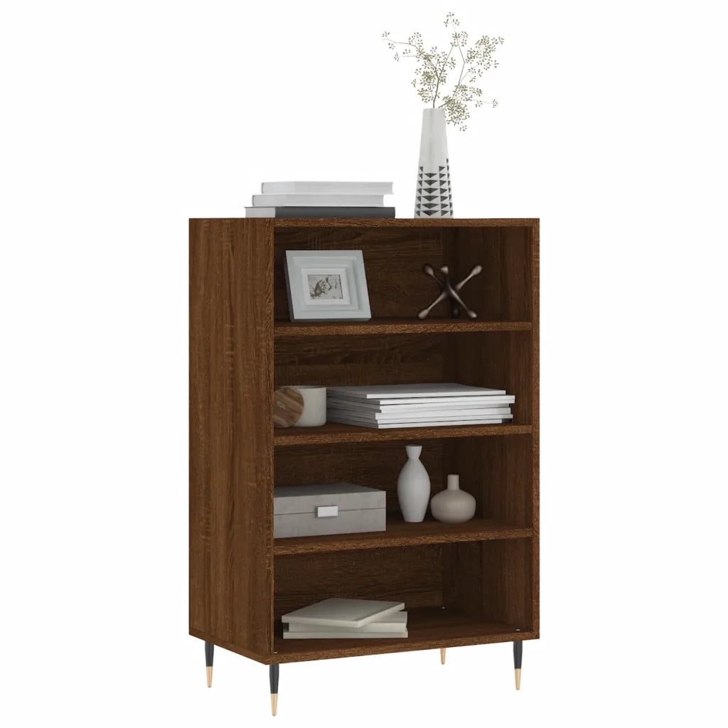 Credenza-Buffet-Armadio da cucina Rovere Marrone 57x35x90 cm in Legno Multistrato