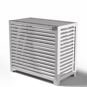 Cover Pompa di Calore 135x74x112 cm a Terra Indipendente Big Blade XXL Bianco