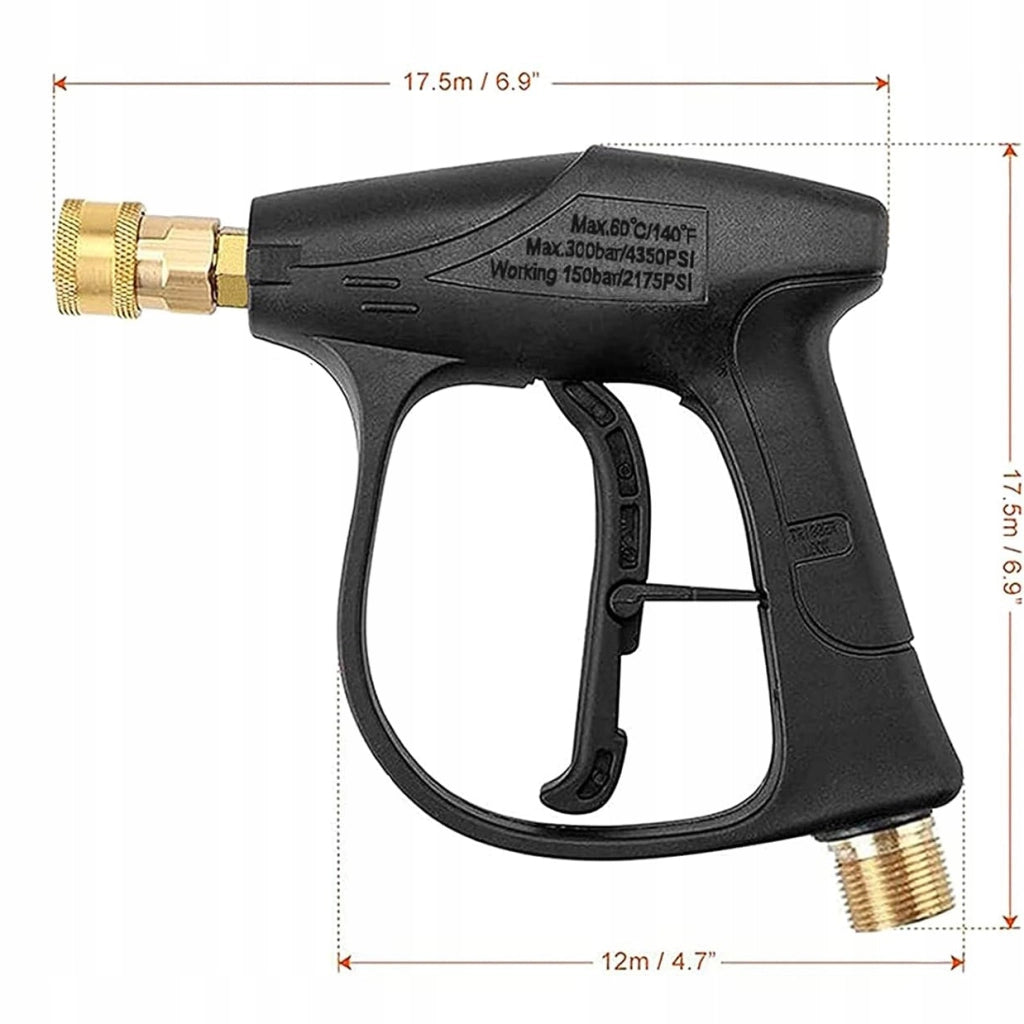 Pistola per Idropulitrice Rosfix 4350PS – Design Ergonomico, Materiali Resistenti | Pressione Max 300 BAR, Temp Max 60°C
