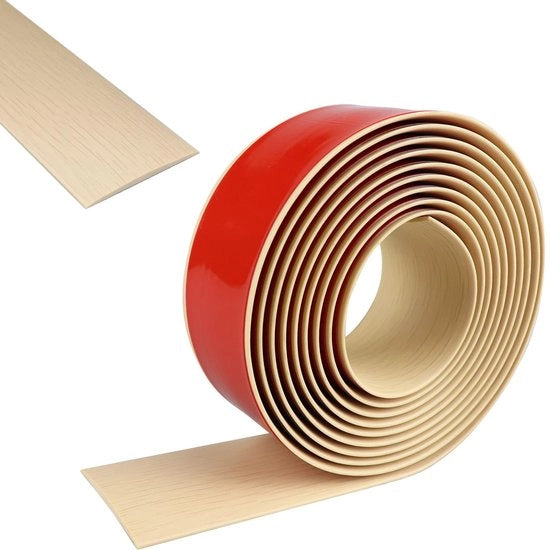 Profilo di transizione autofissante, 1,5 m x 4 cm strisce di transizione per pavimento, coperture per pavimento, listelli PVC, strisce di transizione autofissanti in vinile, adatti per pavimenti in piastrelle, pavimenti in legno, pavimenti in rovere.