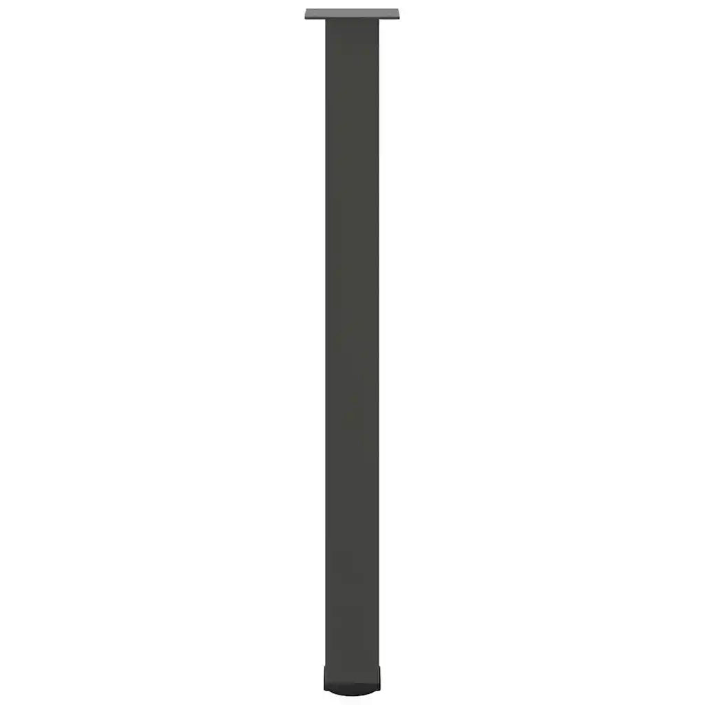 vidaXL Gambe per tavolo da bar 4 pz Antracite 90-92 cm Acciaio