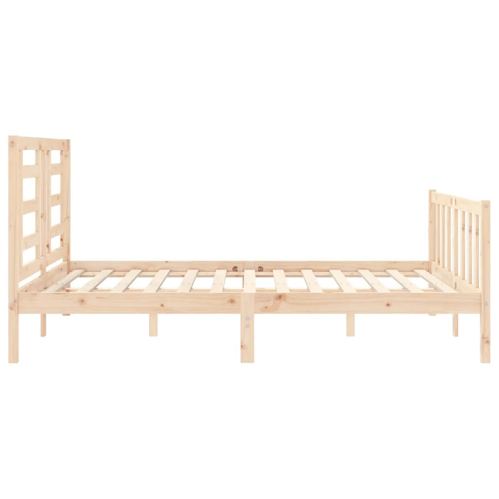 Giroletto senza Materasso-Struttura Letto 160x200 cm in Legno Massello di Pino 151907