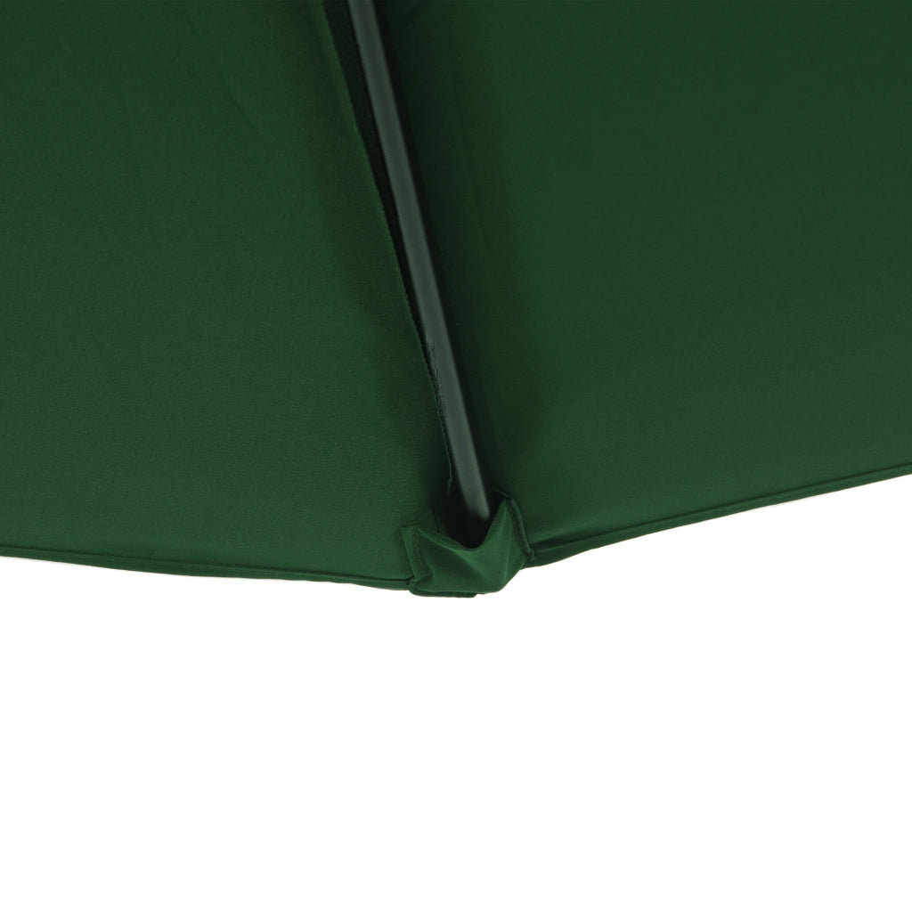 Ombrellone da balcone a parete con 5 aste ¨C Xylo ¨C 293x150x249 cm verde poliestere