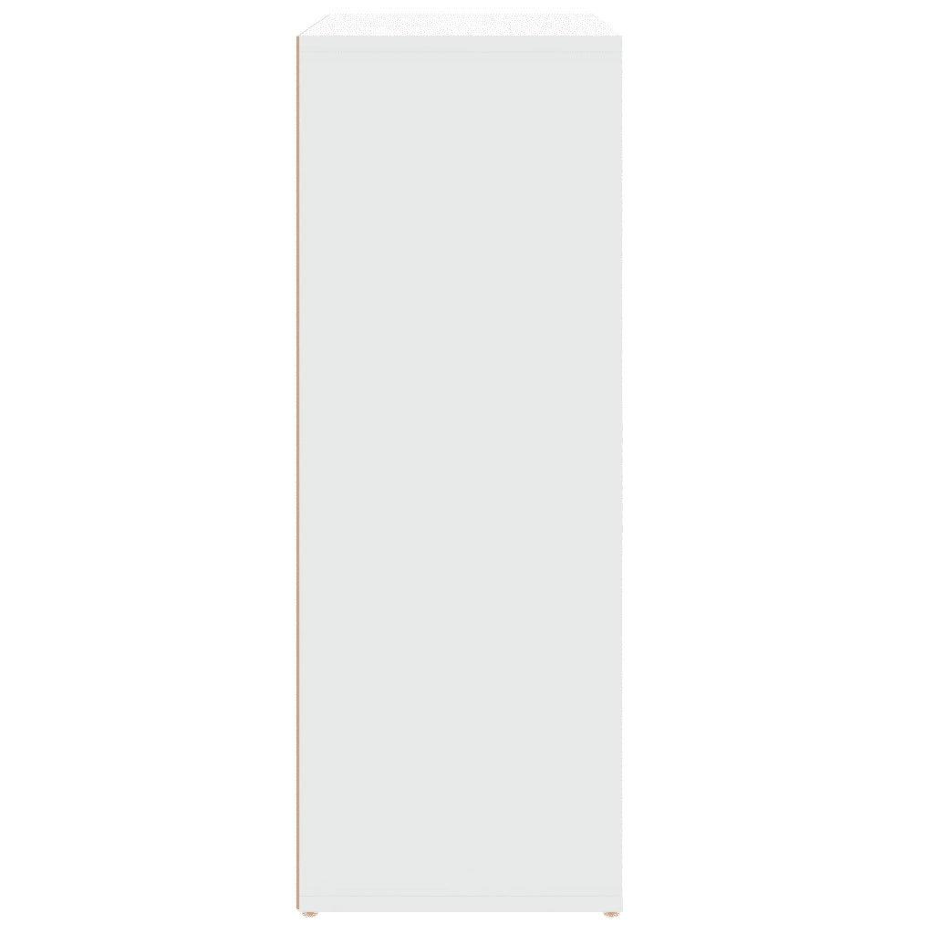 Credenze 2 pz Bianche 60x31x84 cm in Legno Multistrato