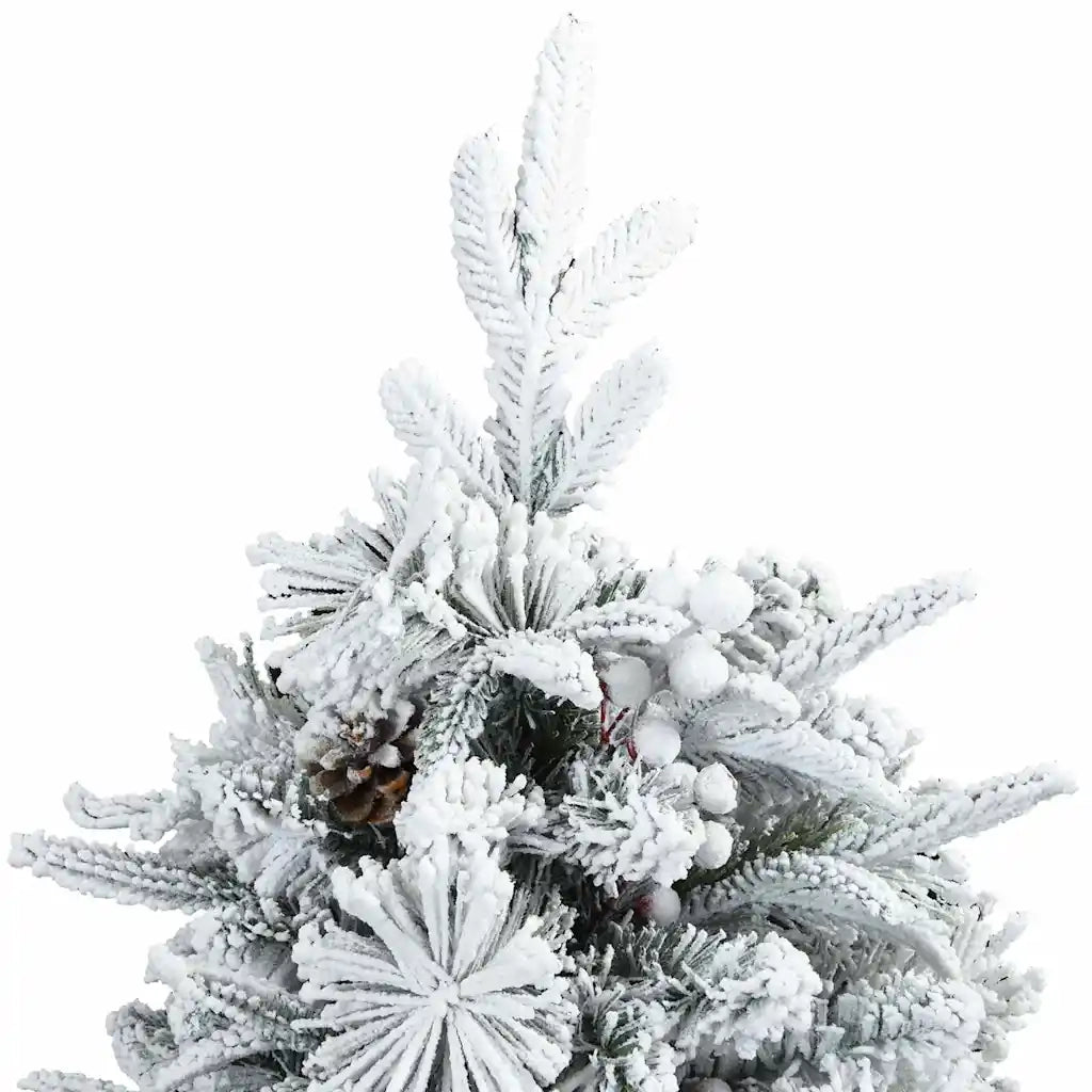 Albero di Natale Artificiale con Rami Pieghevoli Bianco 150 cm 3397473