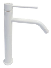 Miscelatore lavabo monocomando Alto serie Cilindra Argo Rubinetterie Colore: Bianco Opaco