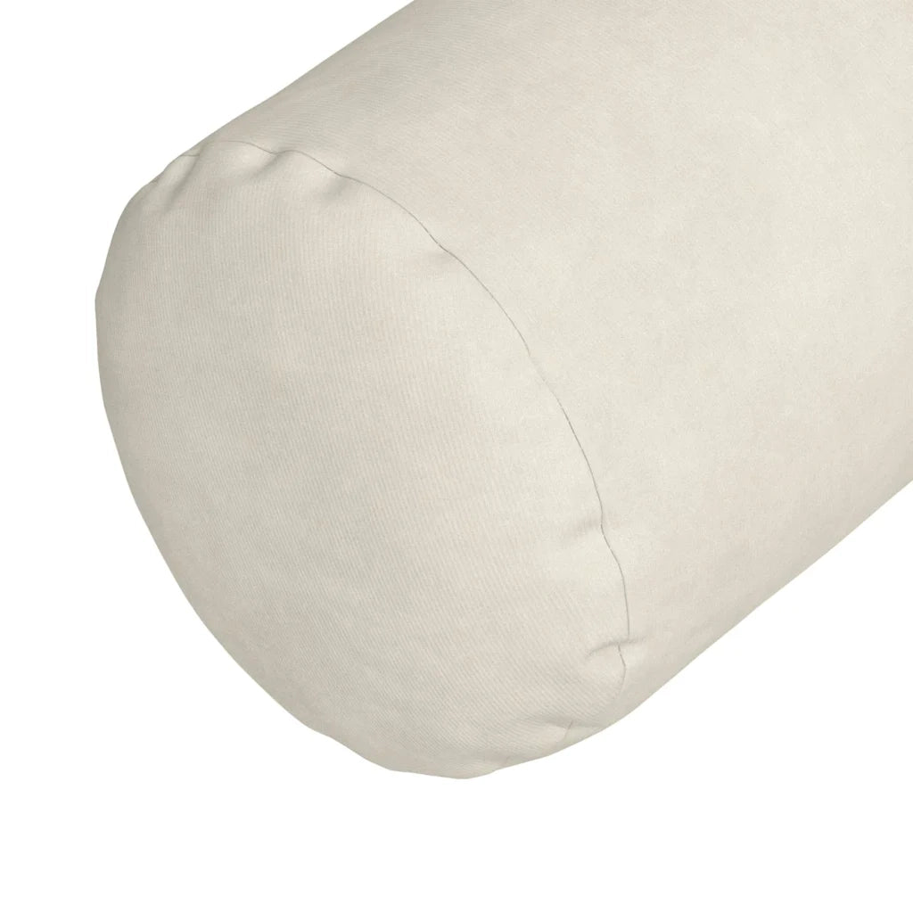 Cuscini a rullo 2 pcs Crema Ø 25 x 70 cm Tessuto in Cords 42014337