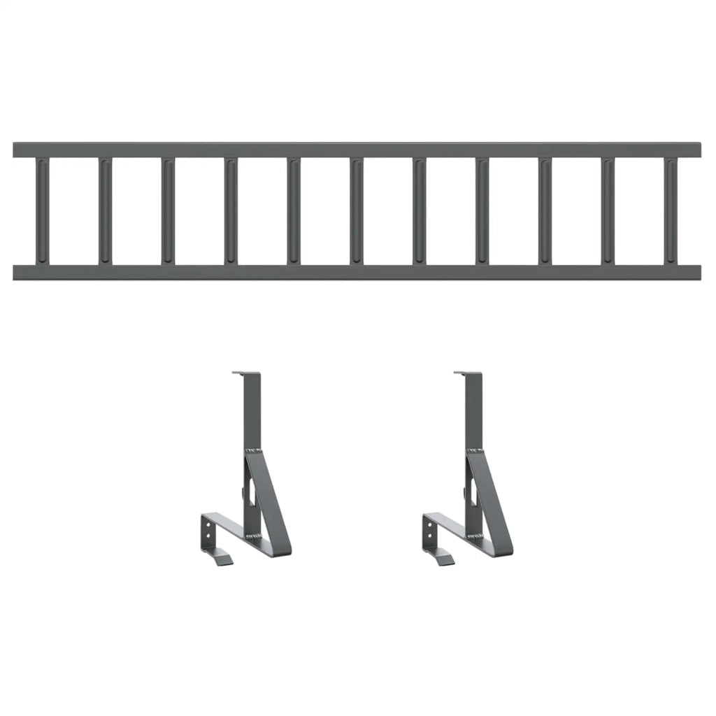 Guardia per neve sul tetto Antracite 100 x 29,5 x 34,5 cm 42028449