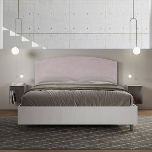 Letto Matrimoniale 160x190 cm con Rete Antilia Glicine
