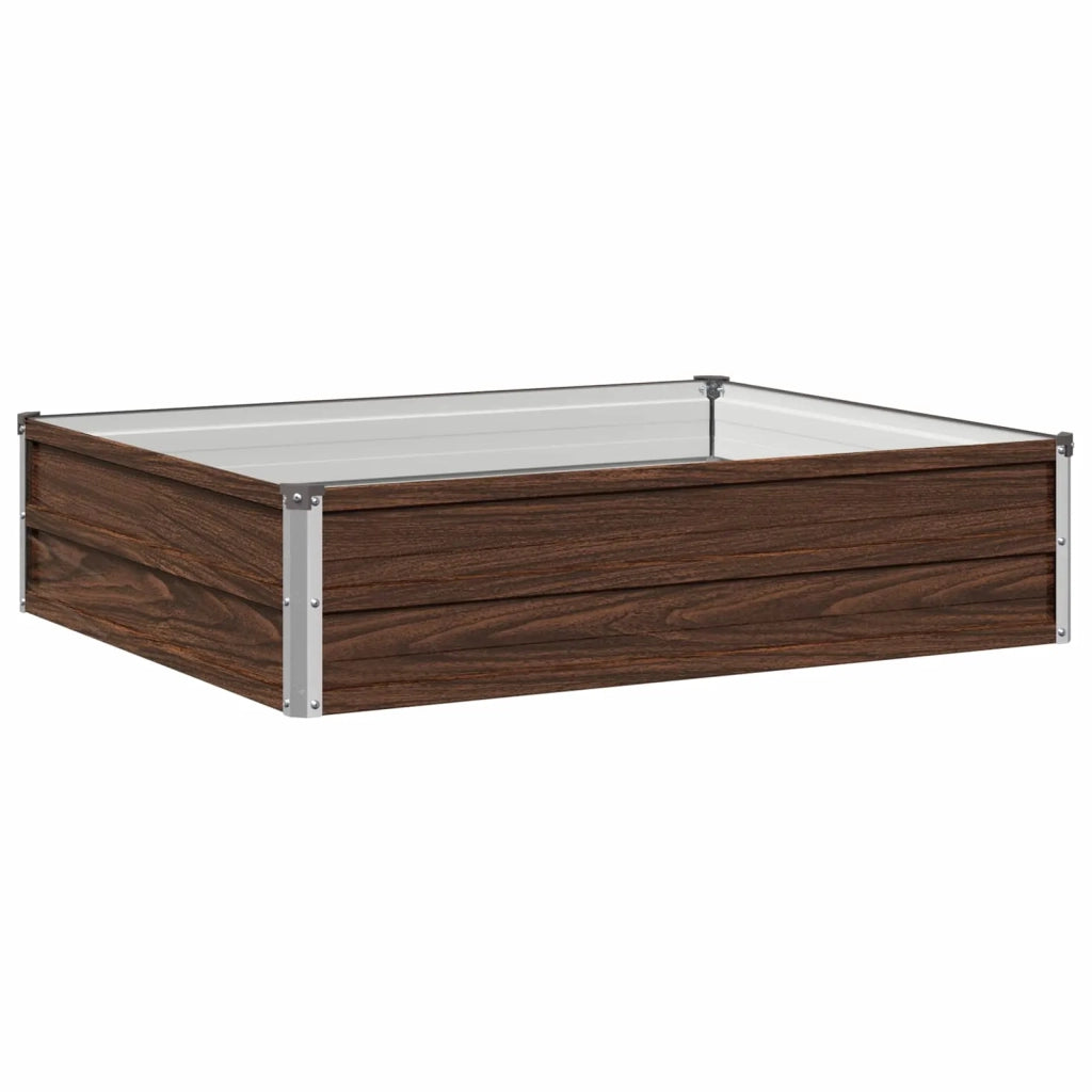 Letto rialzato da giardino Nero 100 x 80 x 24 cm 8006462