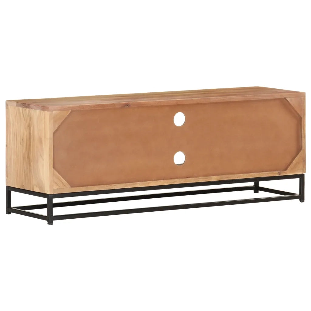 Mobile Porta TV 110x30x40 cm in Legno Massello di Acacia 323503