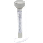Trade Shop - Termometro Galleggiante Per Piscina In Abs Temperatura Acqua Con Cordicella 58072 -