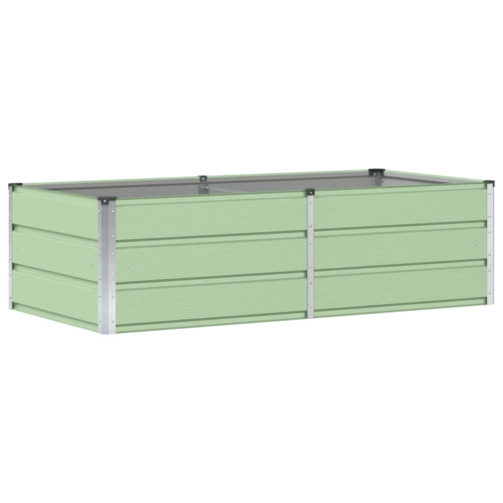Fioriera-Vaso-Contenitore per Piante Verde 160 x 80 x 45 cm Acciaio