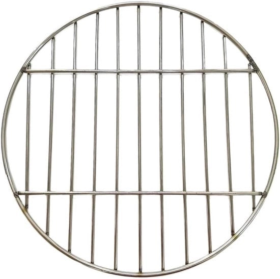 Griglia rotonda Ø 38 cm 11 bar Distanza 3 cm acciaio inossidabile - accessori BBQ - facile da pulire - griglia BBQ accessori BBQ