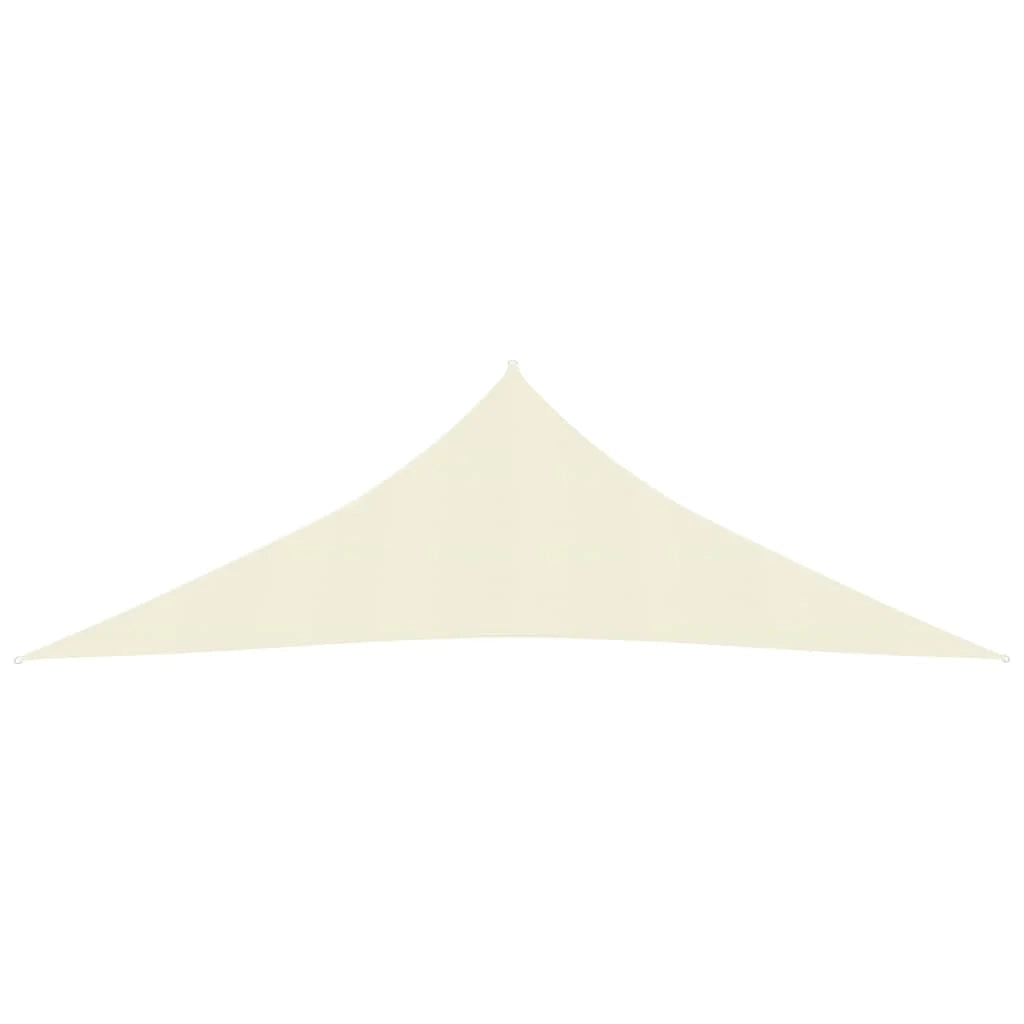 Vela ombreggiante/ombrellone 160 g/m² 3 x 3 x 4,2 m HDPE crema 02_0009082