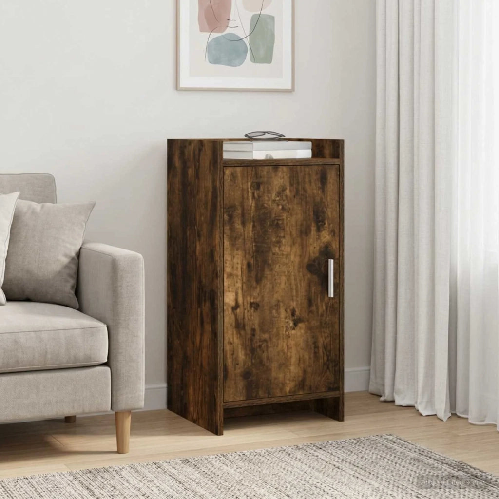 Credenza Rovere Fumo 40 x 36 x 80 cm Legno ingegnerizzato 8011055