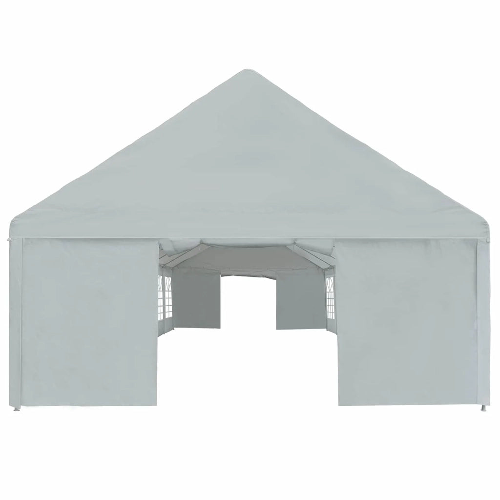 Tessuto per tenda senza struttura Grigio 10 x 5 m PE