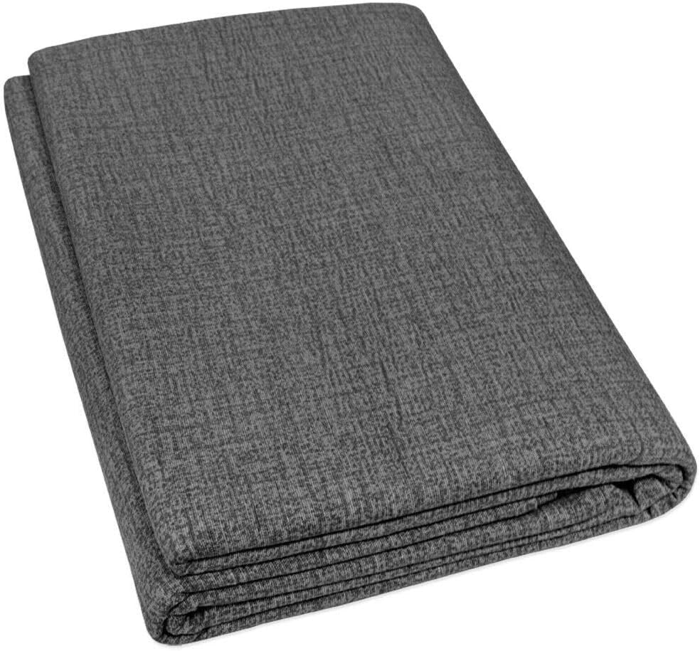 Telo Arredo Tessuto Copritutto Copridivano Proteggi Letto Poltrona Divano Antracite 230x265 cm