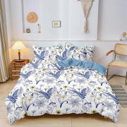 Beddengoed con Foglie e Fiori per Tutte le Stagioni