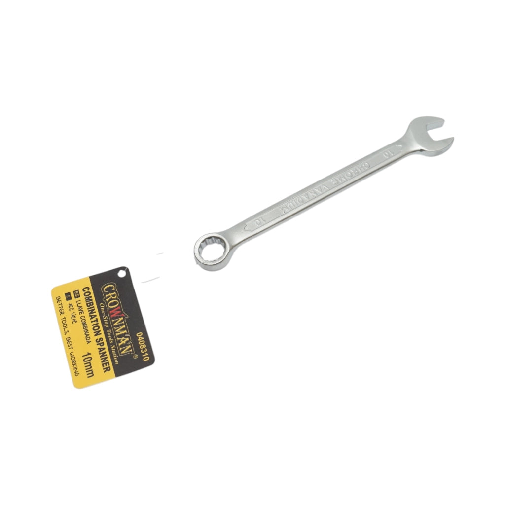 Chiave combinata Crownman da 10 mm in acciaio Cr-V