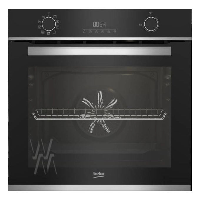 Beko BBIE13301XFP forno 66 L 3400 W A Nero, Acciaio inox