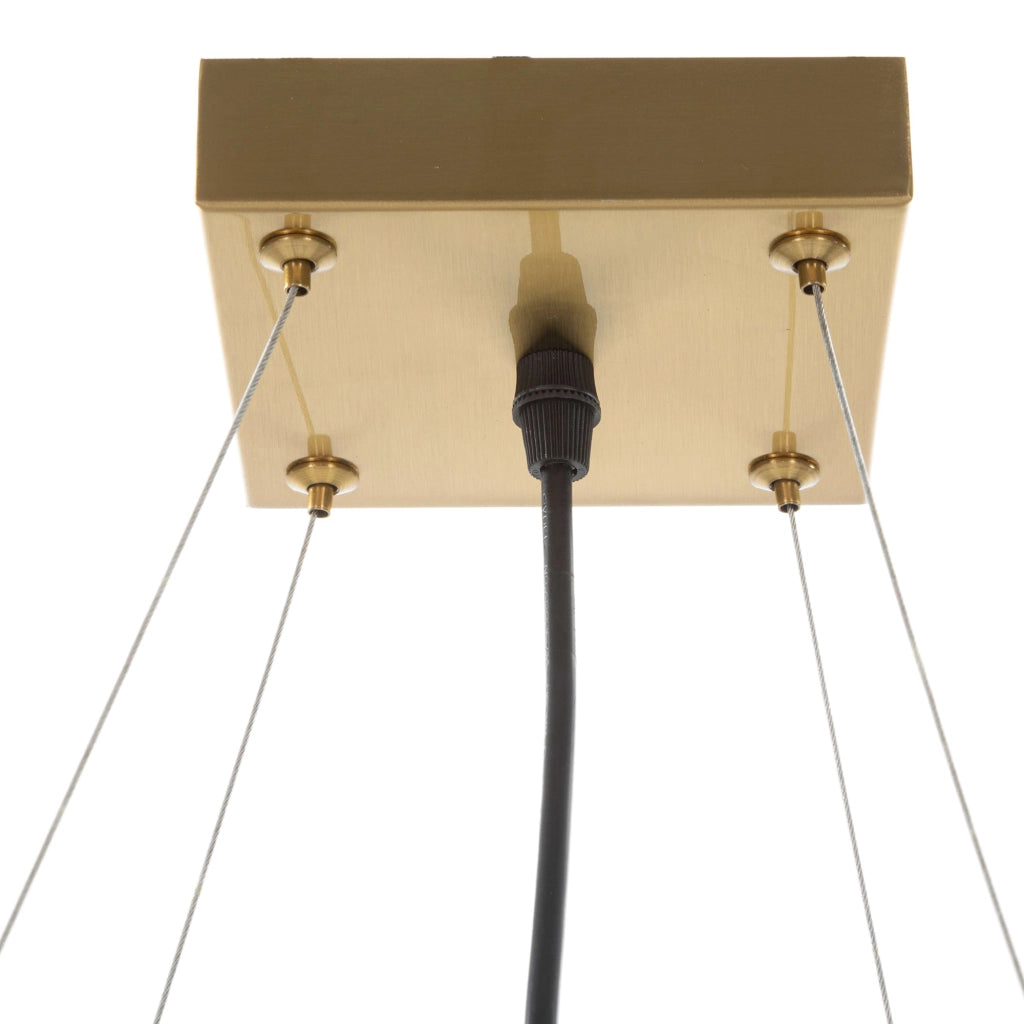 Dariniti, Lampada da Soffitto Necessarie 4 Lampadine, oro