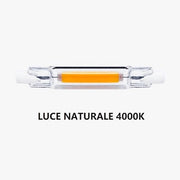 R7S LAMPADINA LINEARE IN VETRO A LED 4W LUCE NATURALE 4000K 470LM BOT LIGHTING
