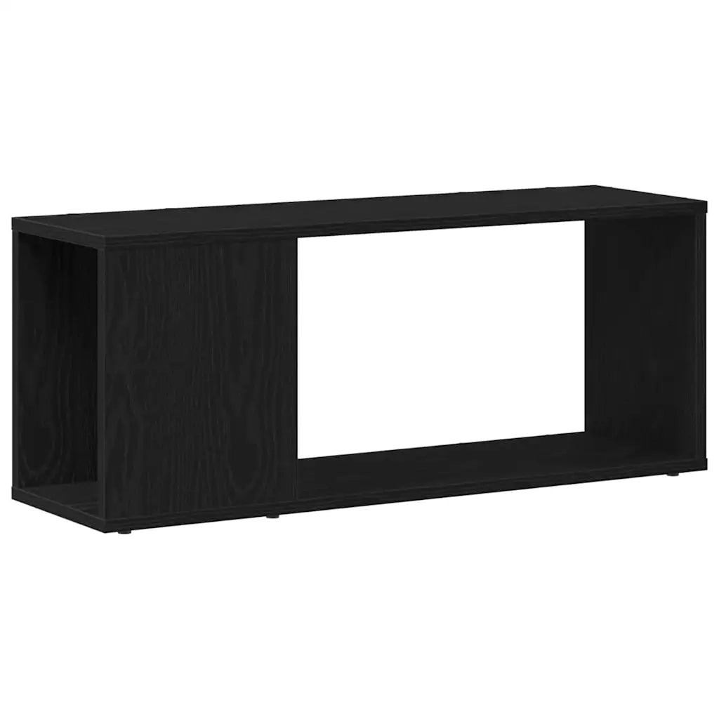 Set mobile TV Rovere Nero 80 x 24 x 32 cm Legno multistrato 862694