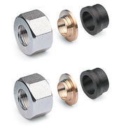 Raccordo cromato per valvola detentore mm 10 apm 9100 pz 2