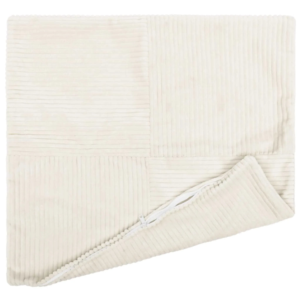 Federa 2 pcs ALMELO Crema 30 x 30 cm corduroy 913865