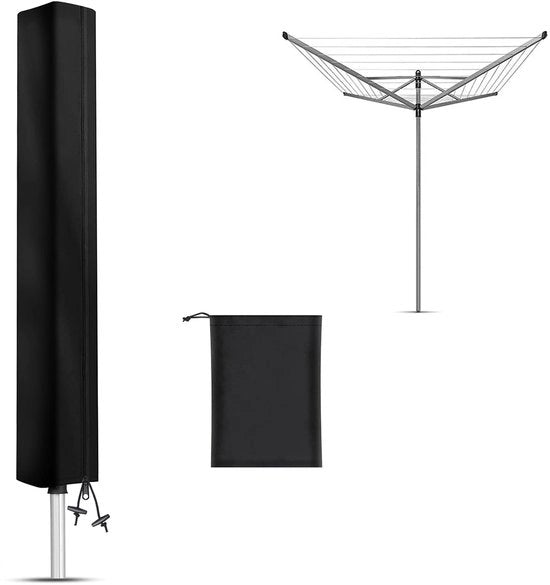 Hoes per Leifheit Droger, Copertura, Hoes per Leifheit Droger con Cerniera a Fermo, 420D Oxford Impermeabile all'Acqua e al Vento (180x18x18cm)