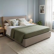 Letto Matrimoniale Ariella, Letto Matrimoniale Contenitore Made in Italy, Grigio