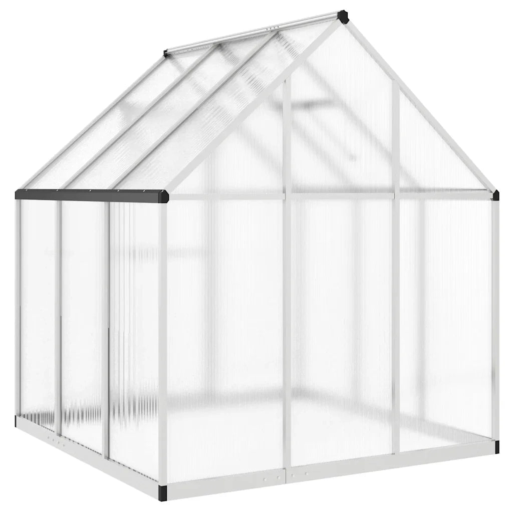 Telaio Serra con Base Argento 169x169x195 cm in Alluminio