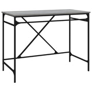 Scrivania Sonoma postazione computer mobile per computer scrivania da studio 100 x 50 x 75 cm legno ingegnerizzato e ferro grigio 02_0023938
