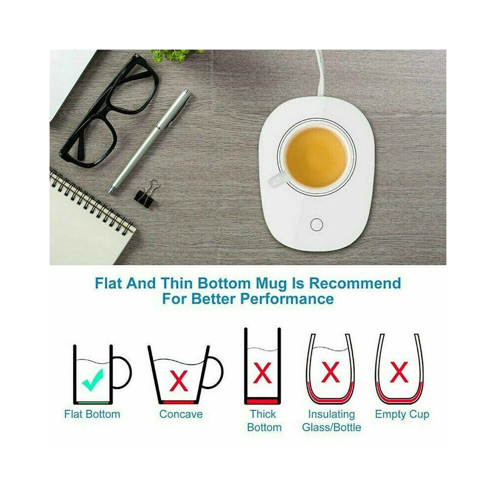 Trade Shop - Scalda Tazza Elettrico Bevande Tè Caffè Latte Portatile Calore Casa Ufficio 220v -