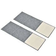 Set 2 Tiragraffi per Gatti da Divano in Sisal e Poliestere, 130x45cm - Grigio