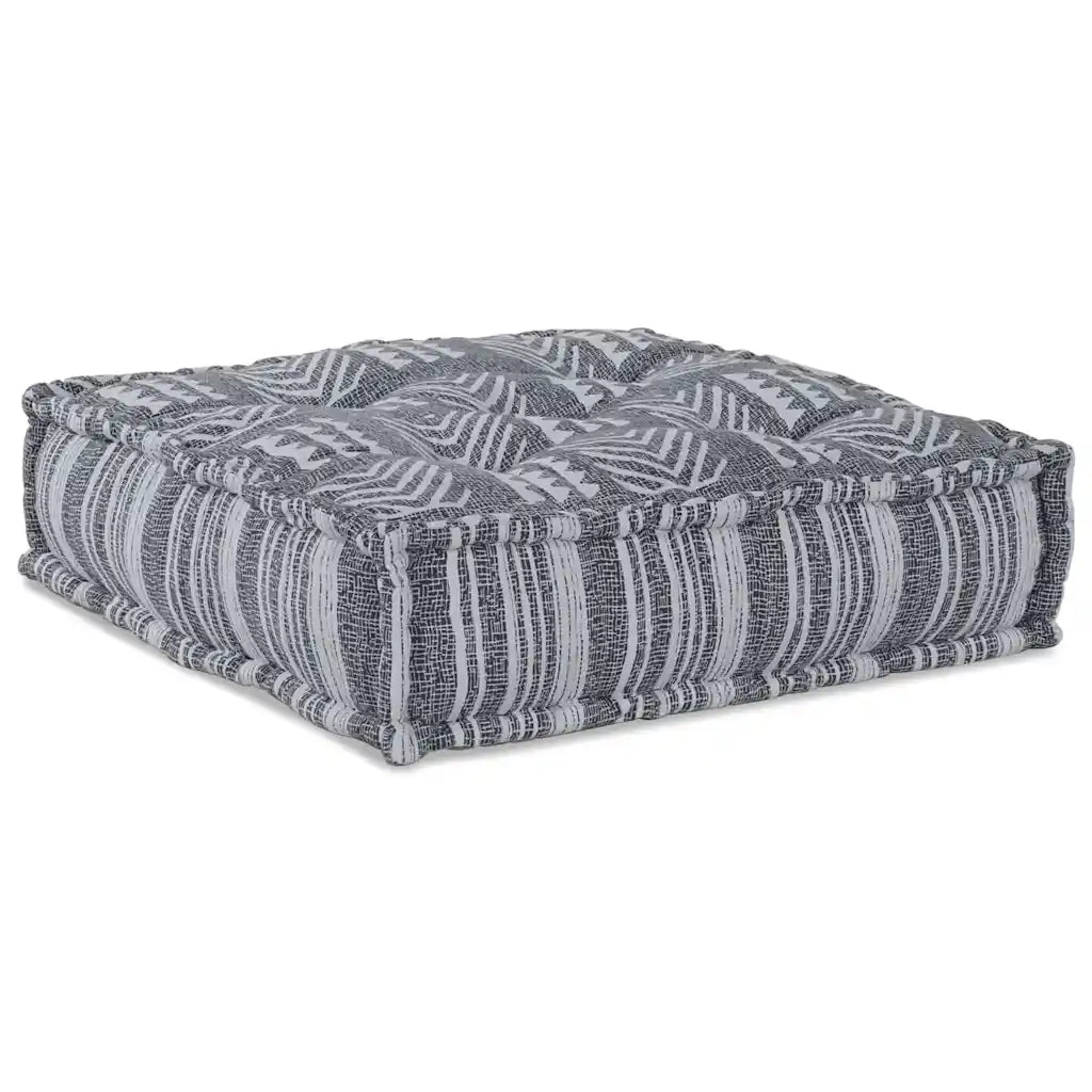 Unità di Divano Modulare Stampa Grigia 70 x 70 x 36 cm Tessuto 4019051