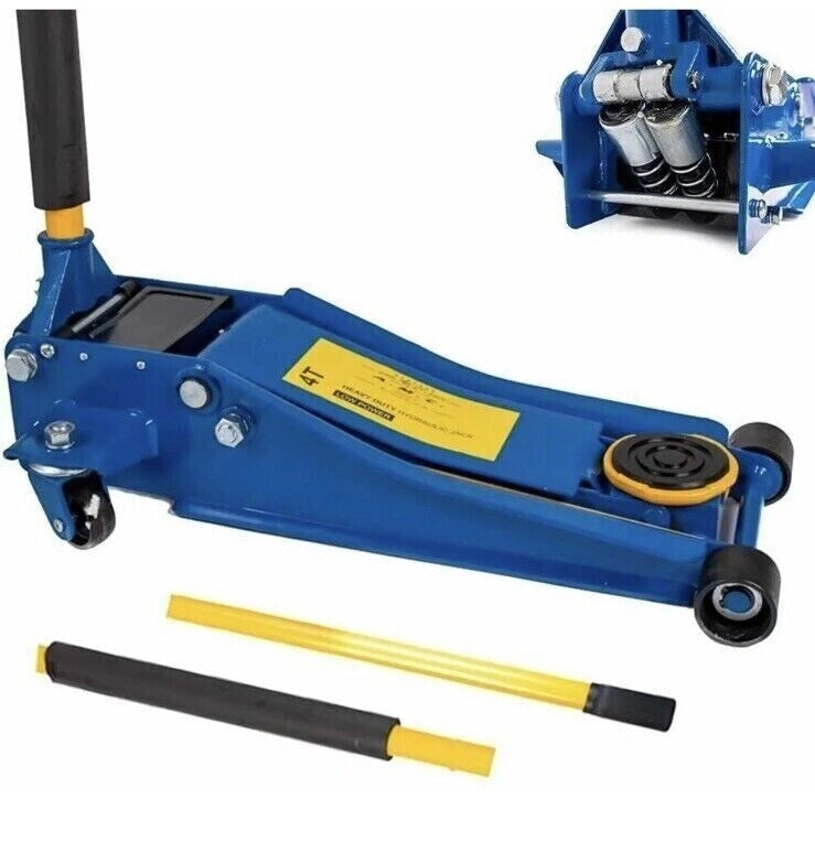CRIC CRIK AUTO 4 TON RIBASSATO IDRAULICO BASSO CARRELLO OFFICINA CRIC BASSO