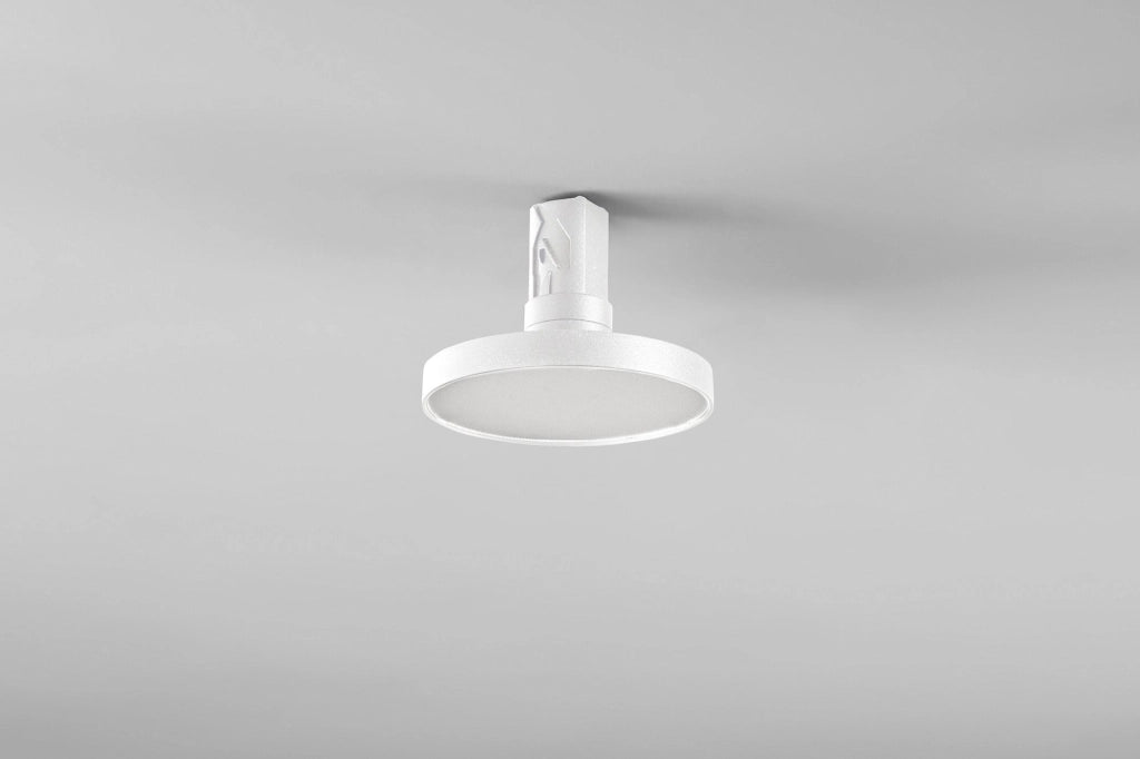 PANNELLO A LED PER SISTEMA BINARIO SHIFT BIANCO IN METALLO NERO 3V 10W 3000K 1500LM  Ø100xH72MM