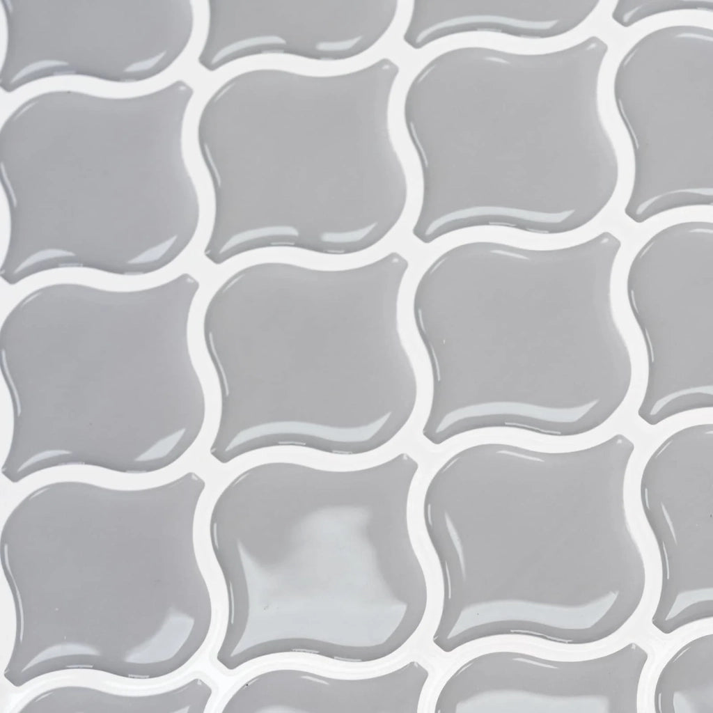 Piastrella Lanturn 10 pcs Grigio 27 x 27 cm Poliuretano e PET 42046237